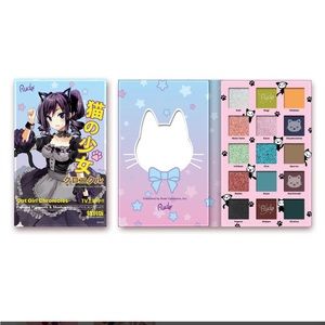 RUDE COSMETICS x MANGA "CAT GIRL CHRONICLES EYESHADOW” PALETTE Pressed Pigments